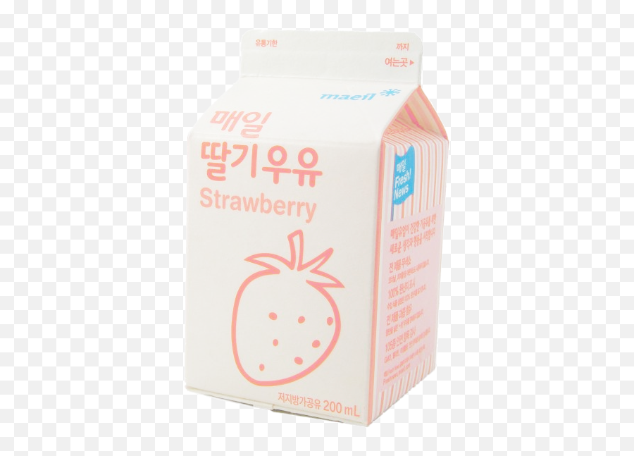 Japanese Strawberry Milk Carton Png - Korean Milk Carton Png Emoji,Milk Carton Png