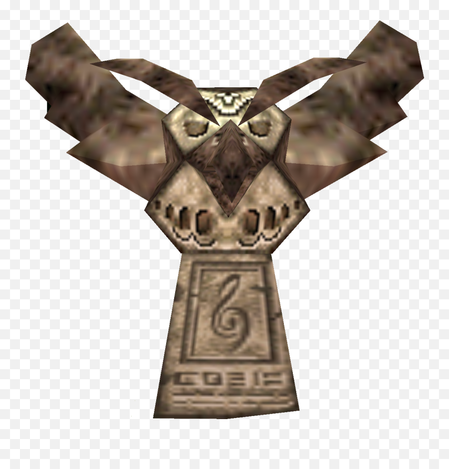 Owl Statue Zeldapedia Fandom - Majoras Mask Owl Emoji,Majora's Mask Png