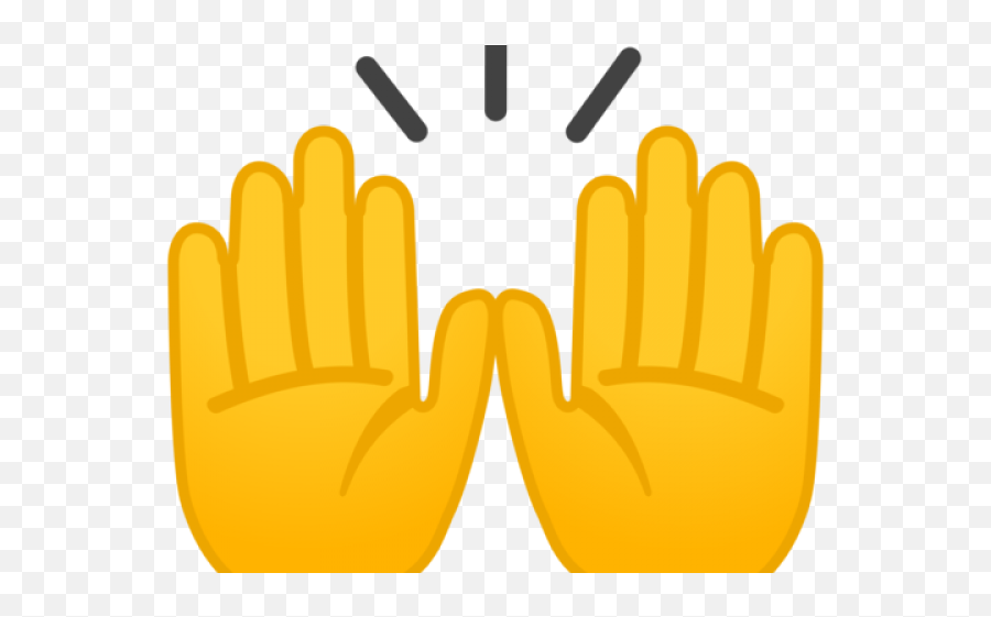 Download Hd Hand Emoji Clipart Air - Emoji Meanings Hands,Hand Emoji Png