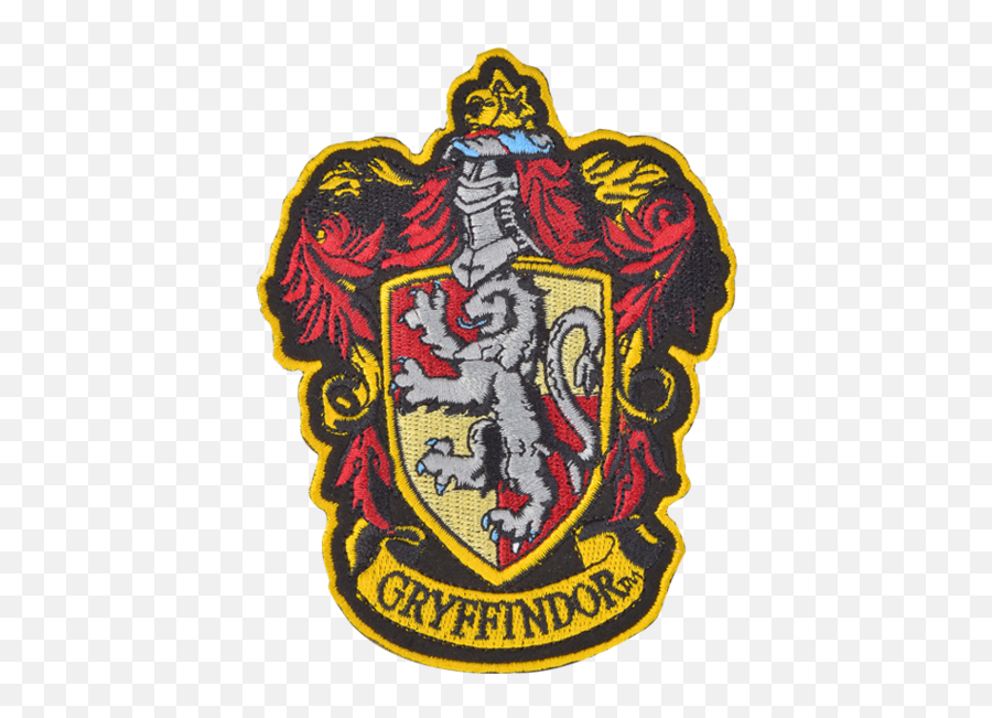 Gryffindor Crest Embroidered Patch Emoji,Gryffindor Crest Png