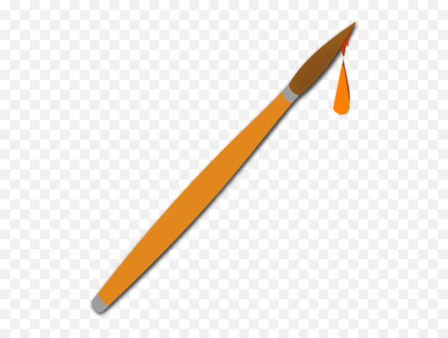 Orange Paint Clip Art At Clker Com Vector Clip Art Online Emoji,Paint Drip Clipart