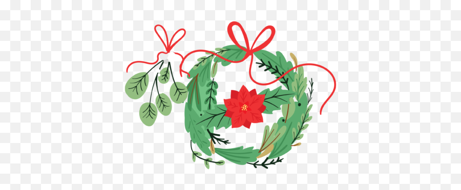 Christmas T - Shirt Design Wreath Holly 54 Graphic By Tshirt Emoji,Rustic Wreath Clipart