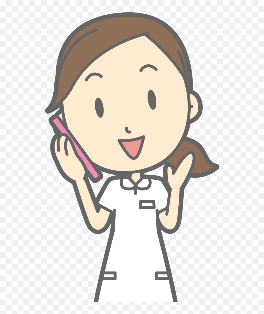 Female Using Smartphone - Woman Talking To Phone Clip Art Emoji,Phone Clipart