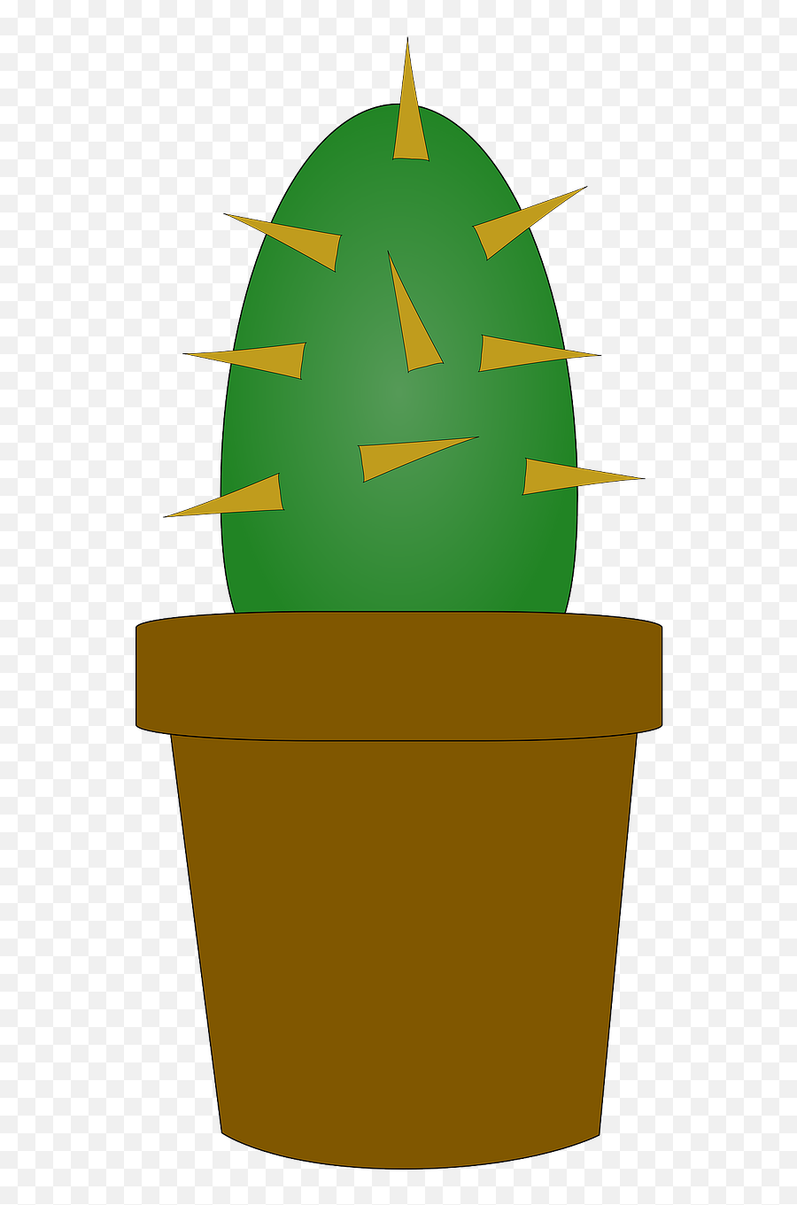 Download Clip Art Library - Spiky Cactus Clip Art Png Image Prickly Clipart Emoji,Cactus Clipart