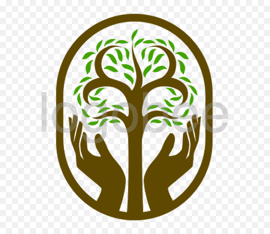 Tree And Hands Logo Custom Website Design Logo Design - Language Emoji,Hands Logo