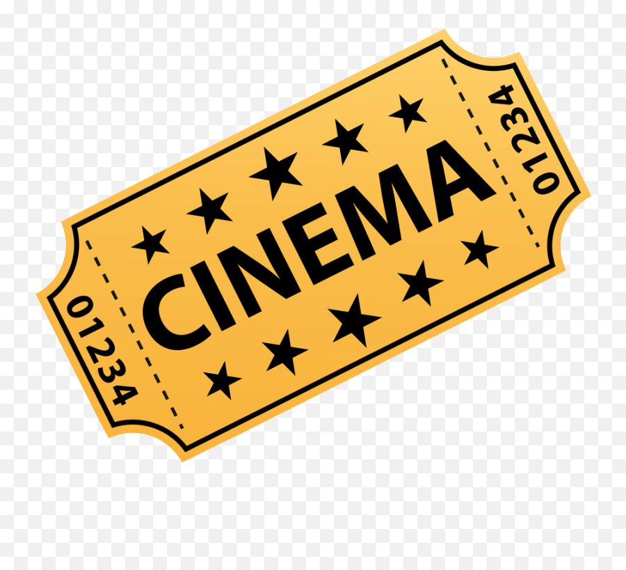 Cinema Png Transparent Images - Movie Ticket Png Emoji,Movie Png