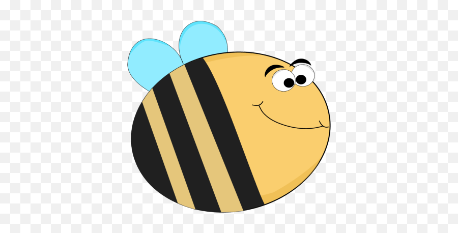 Funny Bee - Bumble Bees Clipart With Balloons 400x377 Happy Emoji,Bumble Bee Clipart