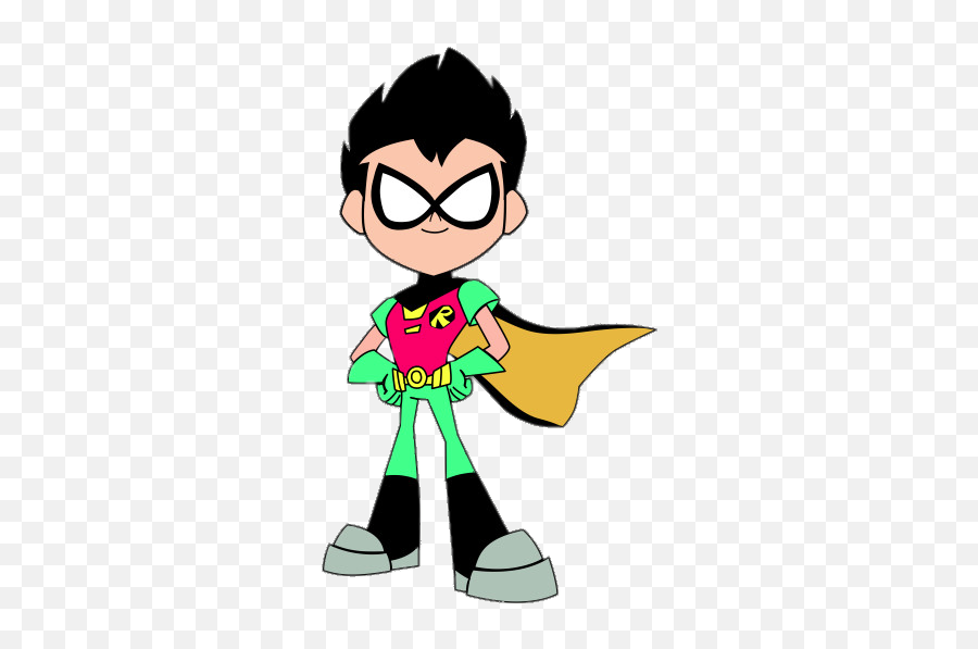 Check Out This Transparent Teen Titans Go Robin Pose Png Image - Teen Titans Go Robin Transparent Background Emoji,Teen Titans Go Logo