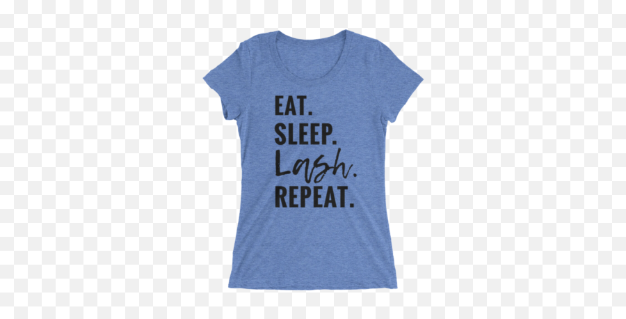 Colors Ladiesu0027 Short Sleeve T - Shirt Eat Sleep Lash Short Sleeve Emoji,Rodan And Fields Logo