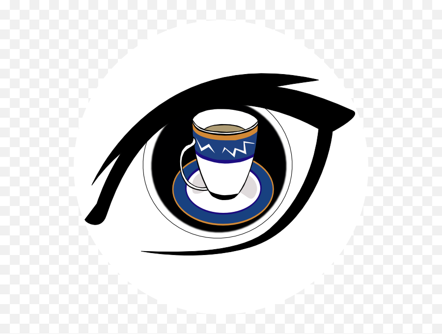 Tea Cup On Eye Clip Art At Clkercom - Vector Clip Art Eye Tea Emoji,Teacup Clipart