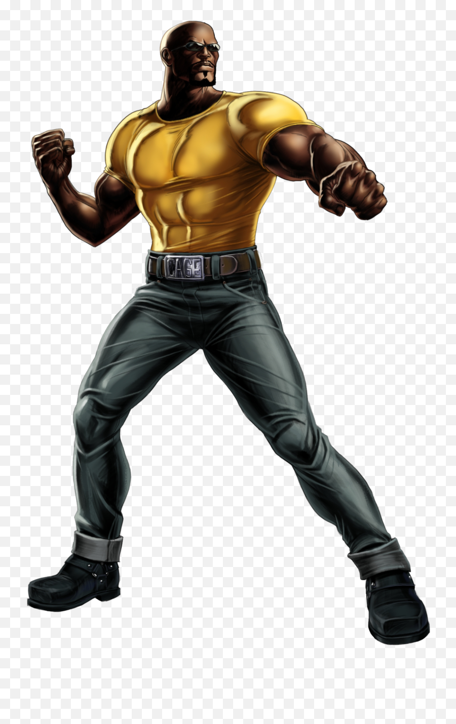 Cage - Luke Cage Marvel Png Full Size Png Download Seekpng Marvel Luke Cage Emoji,Cage Png
