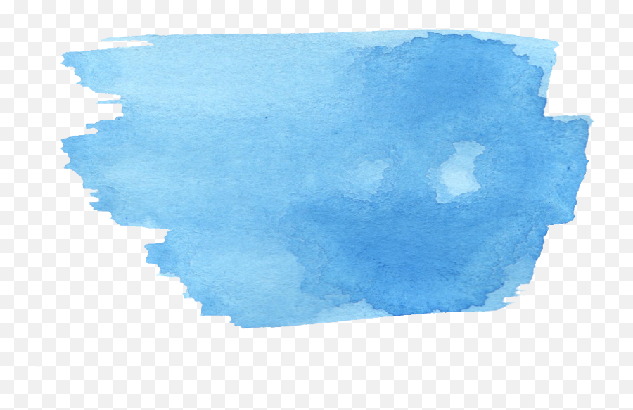 Blue Watercolor Brush Strokes Png - Transparent Watercolor Brush Png Emoji,Brush Strokes Png