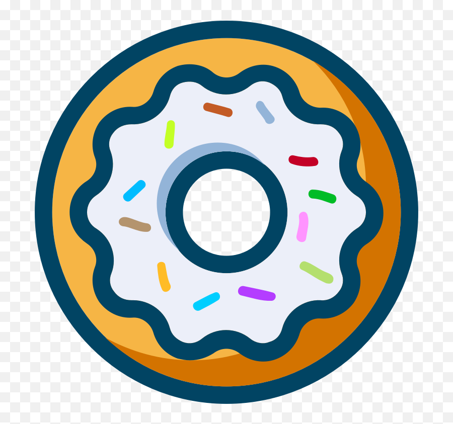Openclipart - Circle Cake Clipart Emoji,Sprinkles Clipart