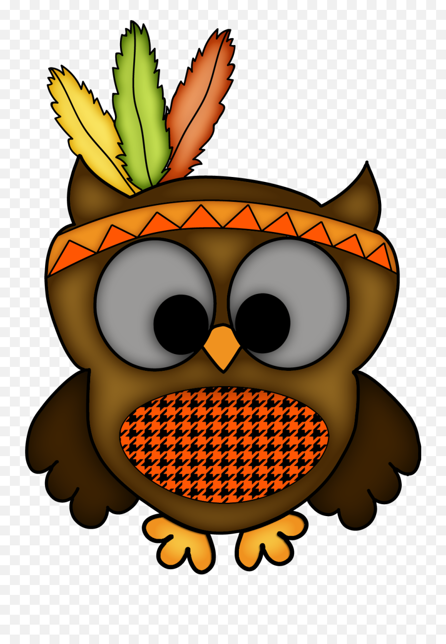 Clipart Owl Thanksgiving - Thanksgiving Owl Png Download Clip Art Autumn Owl Emoji,Cute Thanksgiving Clipart