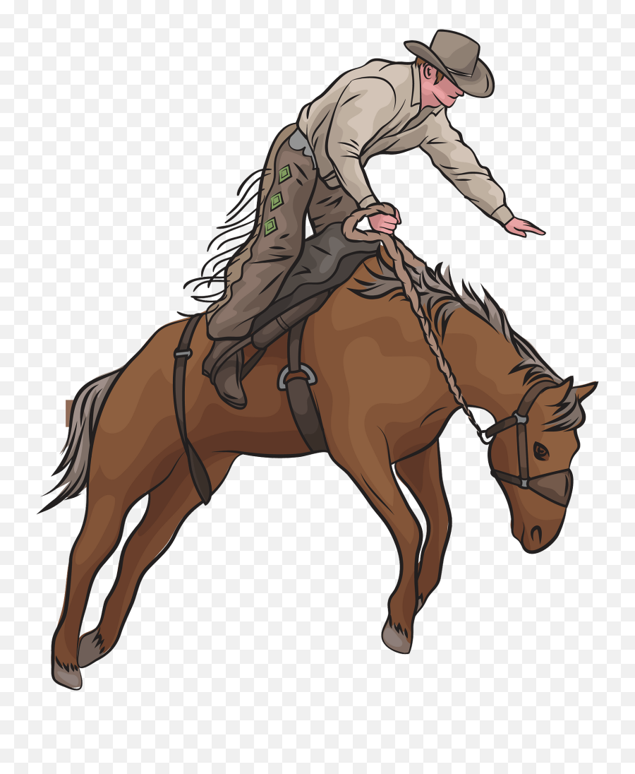 Bronc Riding Rodeo Clipart Emoji,Rodeo Clipart