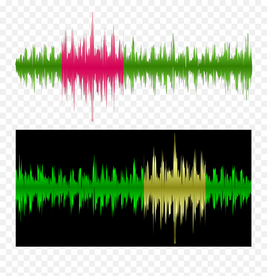 Sound Wave Recording Svg Vector Sound Wave Recording Clip - Clipart Of Sound Recording Emoji,Sound Wave Png