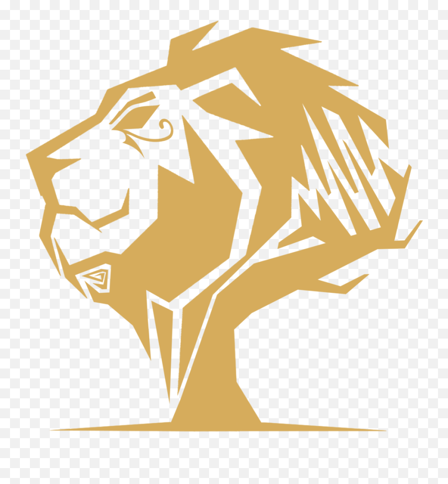 Liontree Media Emoji,Orange Lion Logo