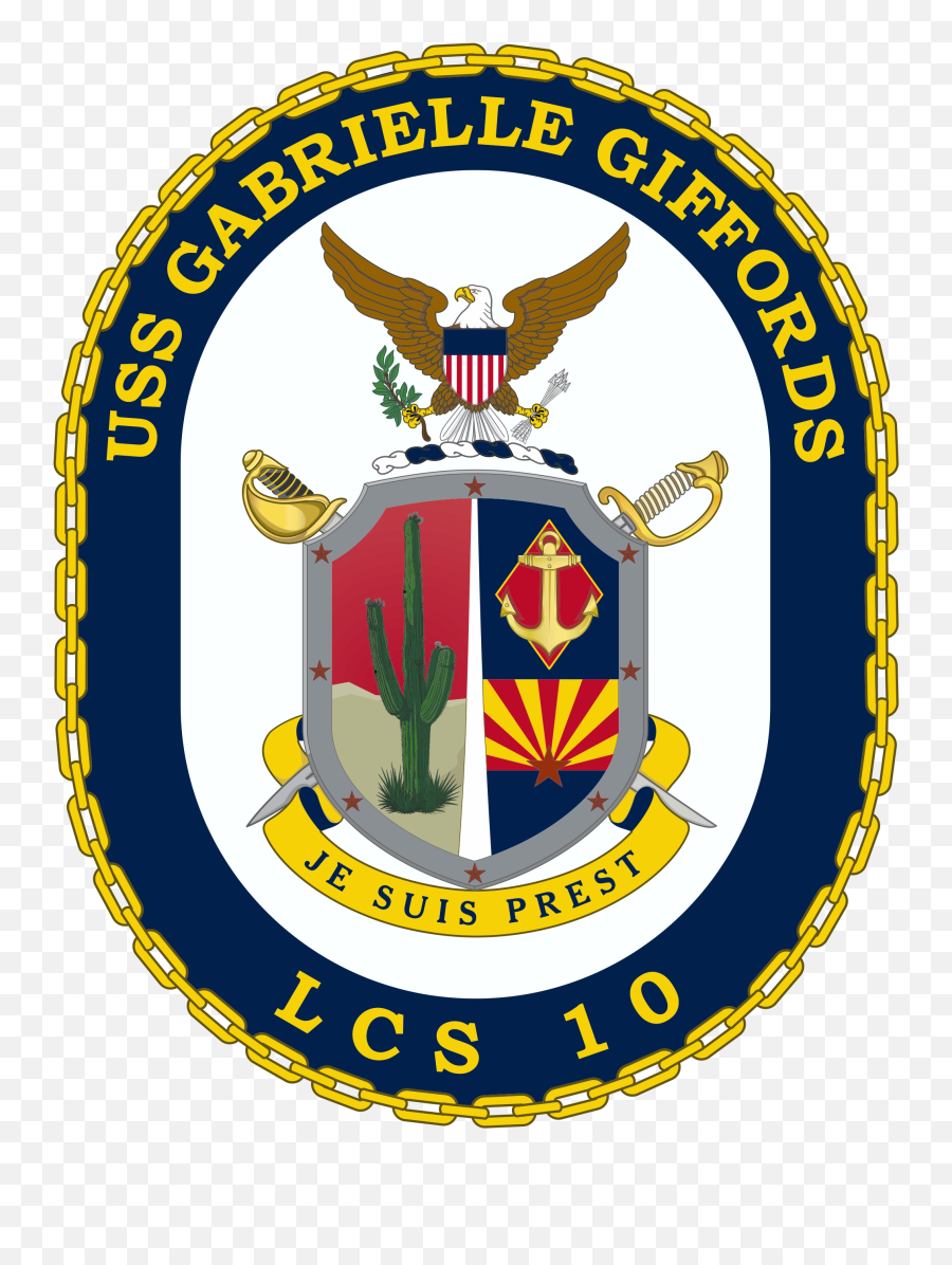 Uss Gabrielle Giffords Crest - Uss Fort Worth Crest Emoji,Crest Png
