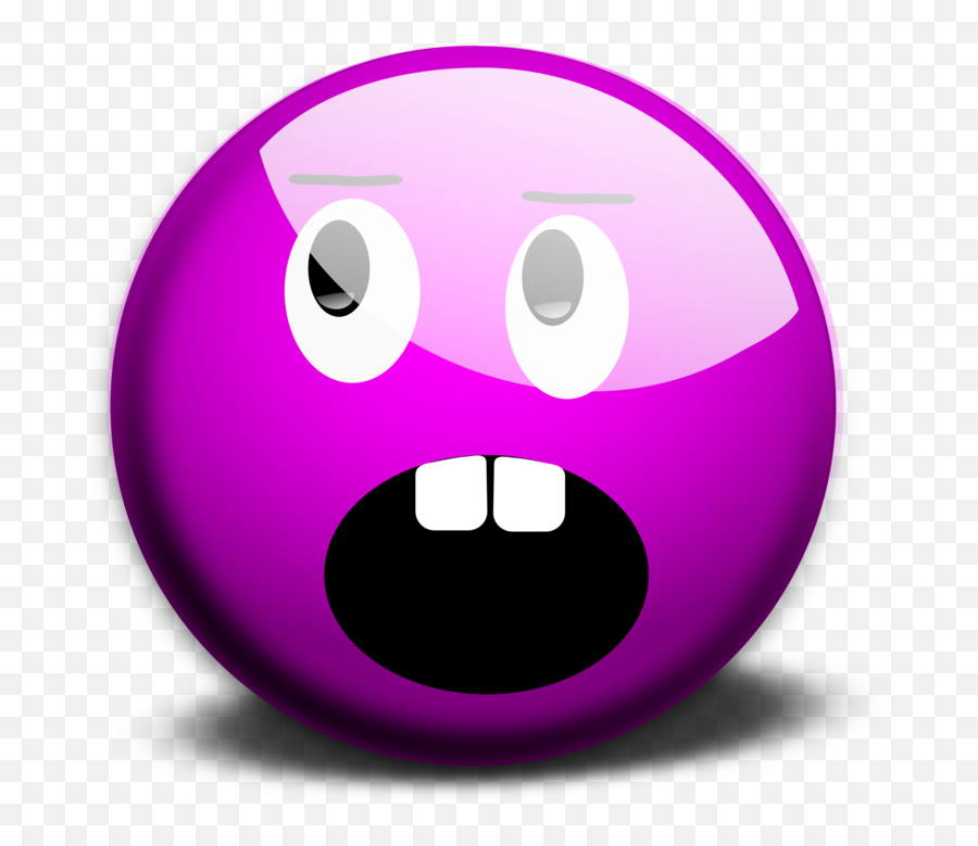 Pink Emoticon Purple Png Clipart - Purple Smiley Clipart Free Emoji,Emotion Clipart