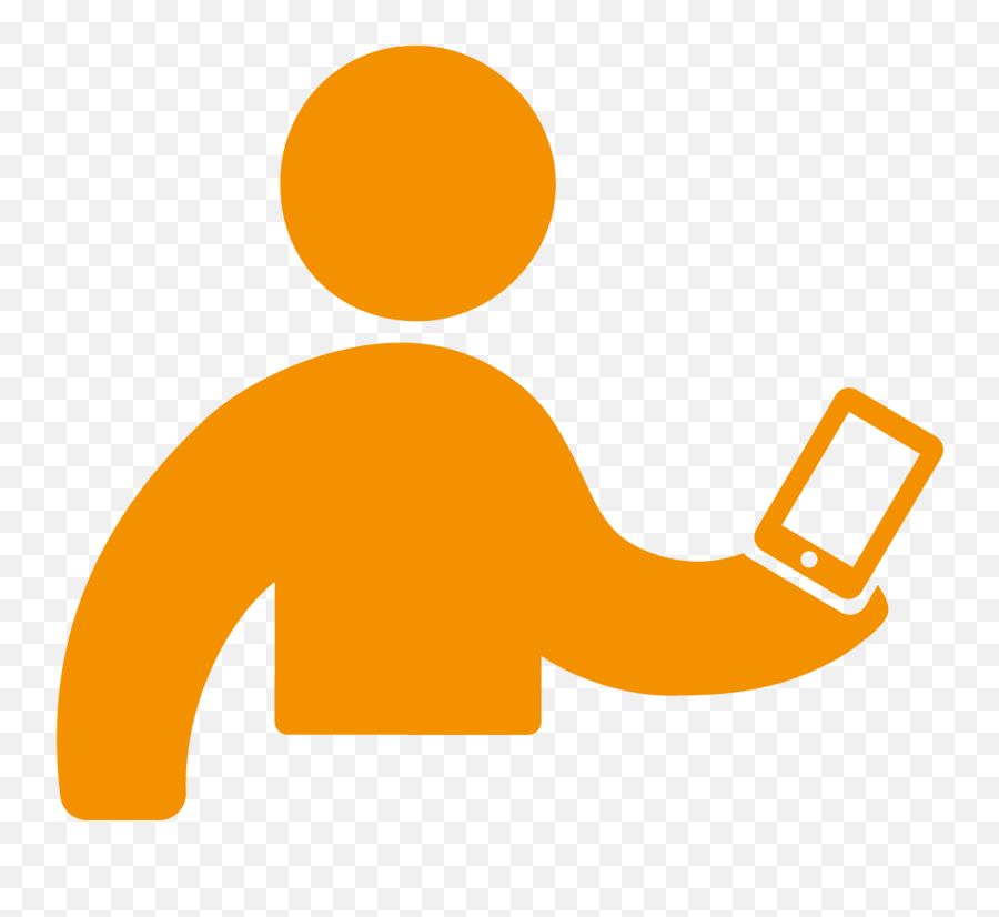 Person With Smartphone Icon Full Size Png Download Seekpng Emoji,Smartphone Icon Transparent