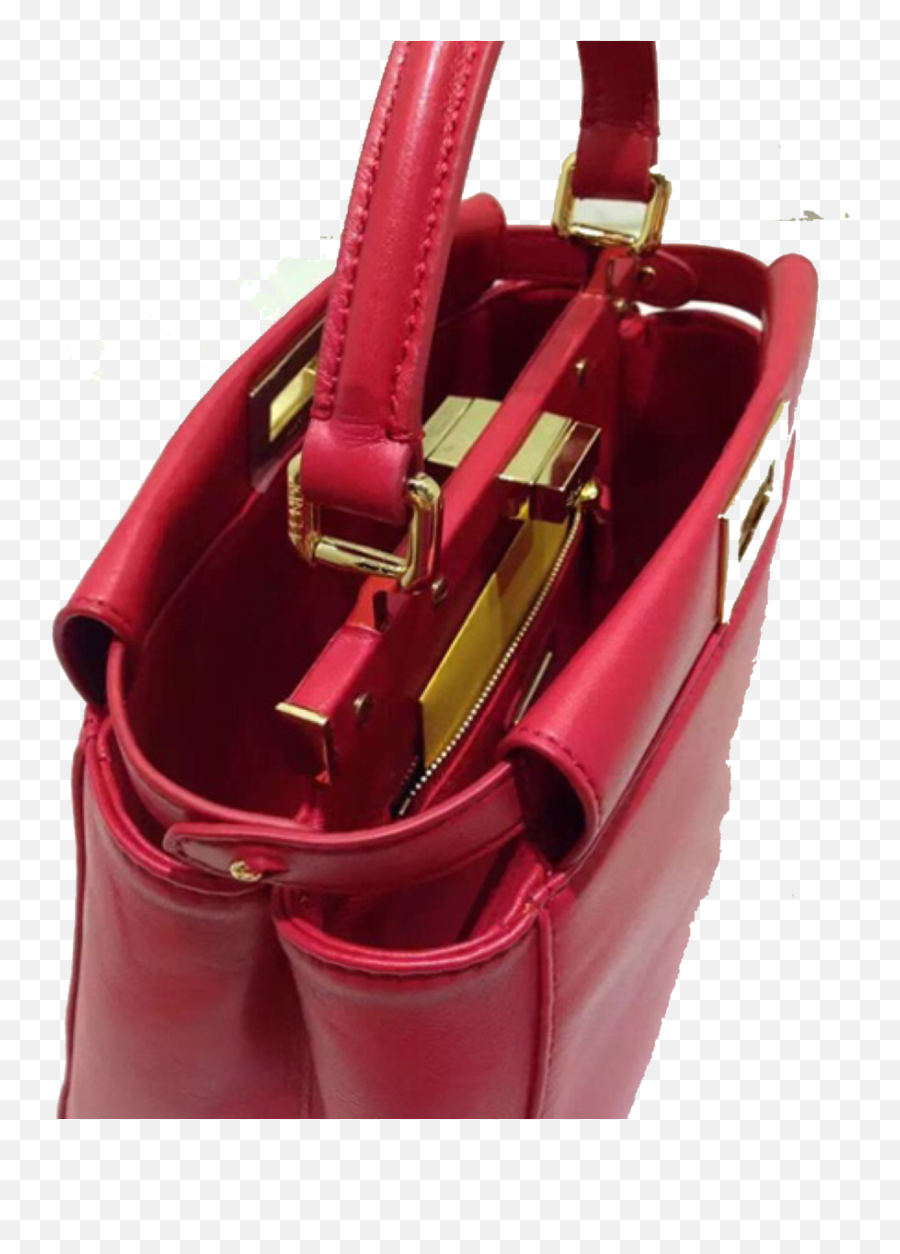 Fendi Mini Peekaboo Red Bag Emoji,Fendi Logo Bags