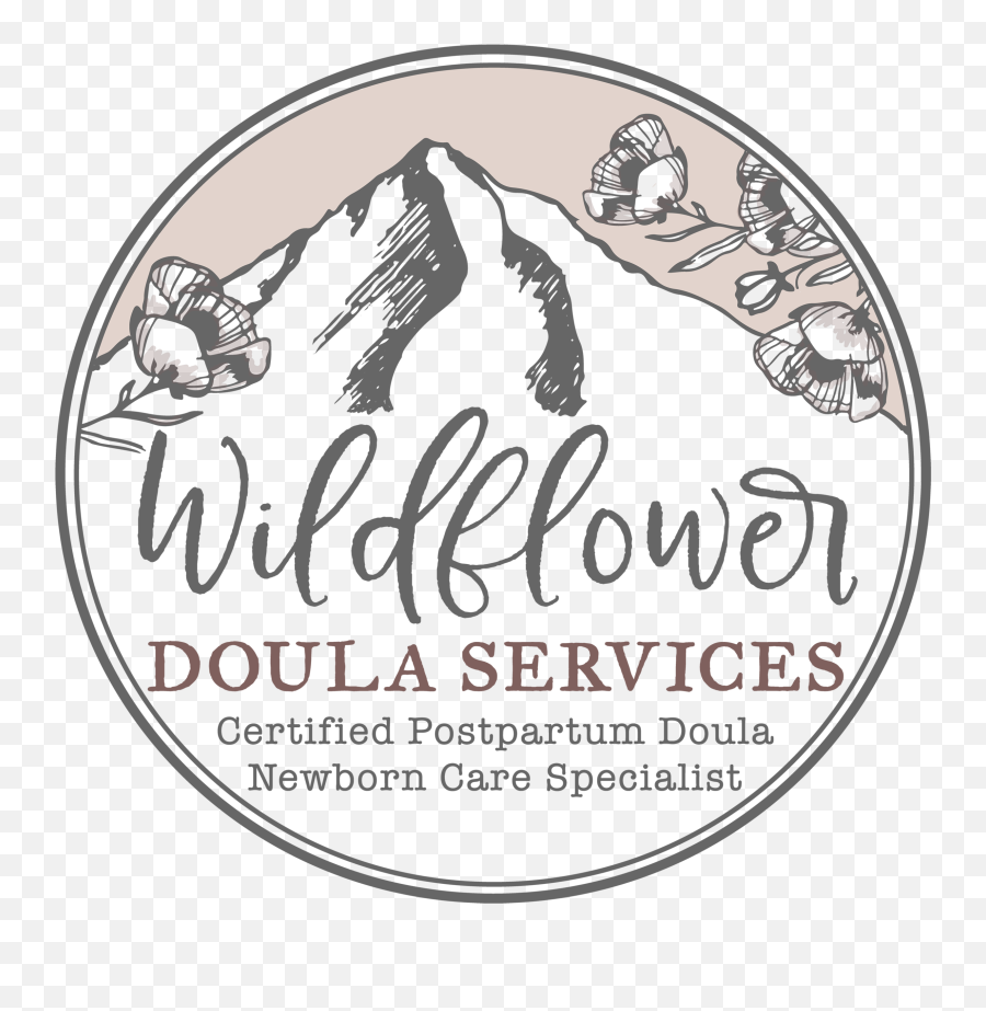 Wildflower Doula Services Emoji,Doula Logo