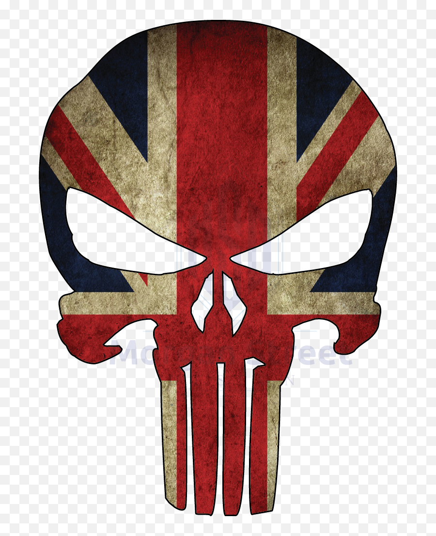 Punisher Union Jack Decal Morganstreetdesign Emoji,Punisher Skull Logo