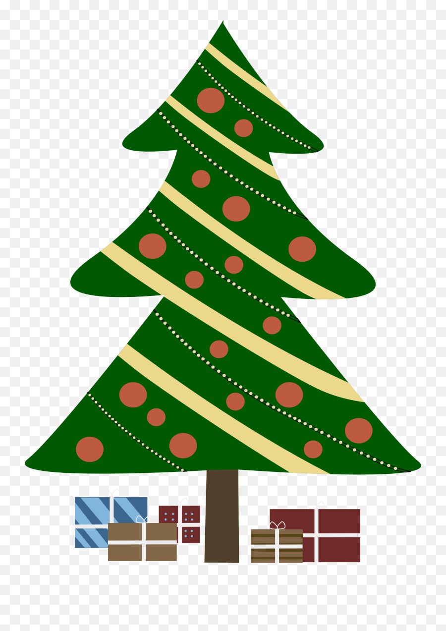 Image Christmas Tree With Presents - Christmas Trees Image Cartoon Emoji,Christmas Tree Png