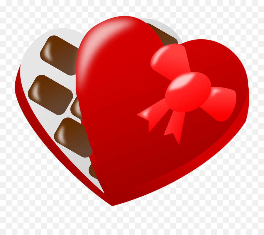 Valentine Day Chocolate Box Clipart Free Download - Valentines Chocolate Clipart Emoji,Chocolate Clipart