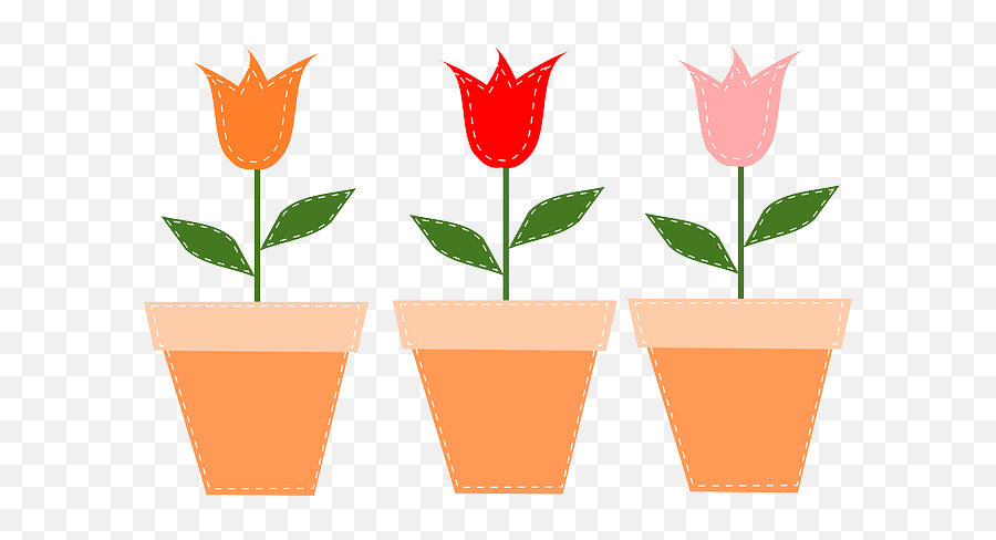 Flower Pot Clipart Png - Flower Pots Clipart Png Emoji,Pot Clipart