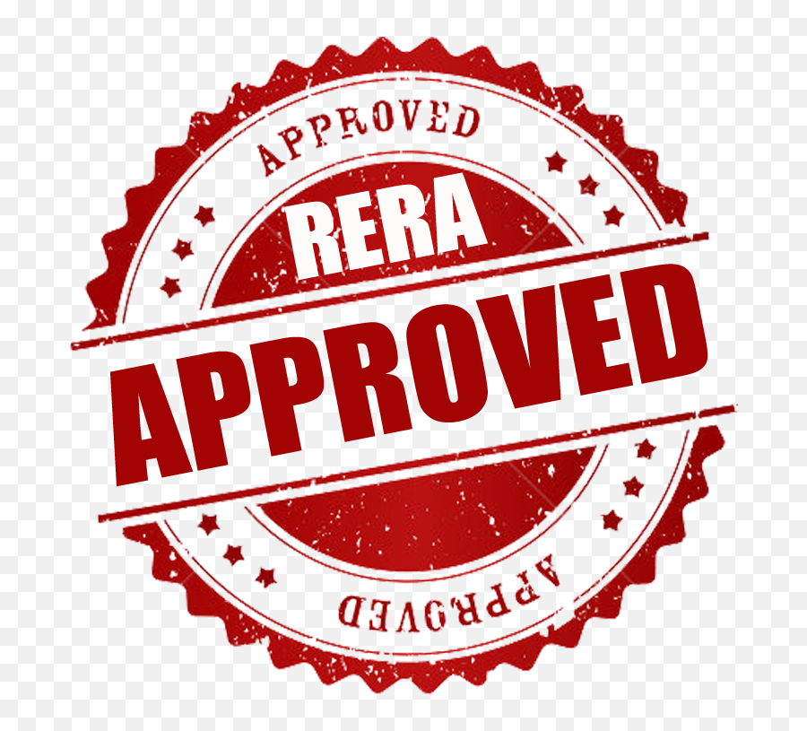 Download Hd Rera Approved Rubber Stamp - Rera Approved Logo Png Emoji,Stamp Logo