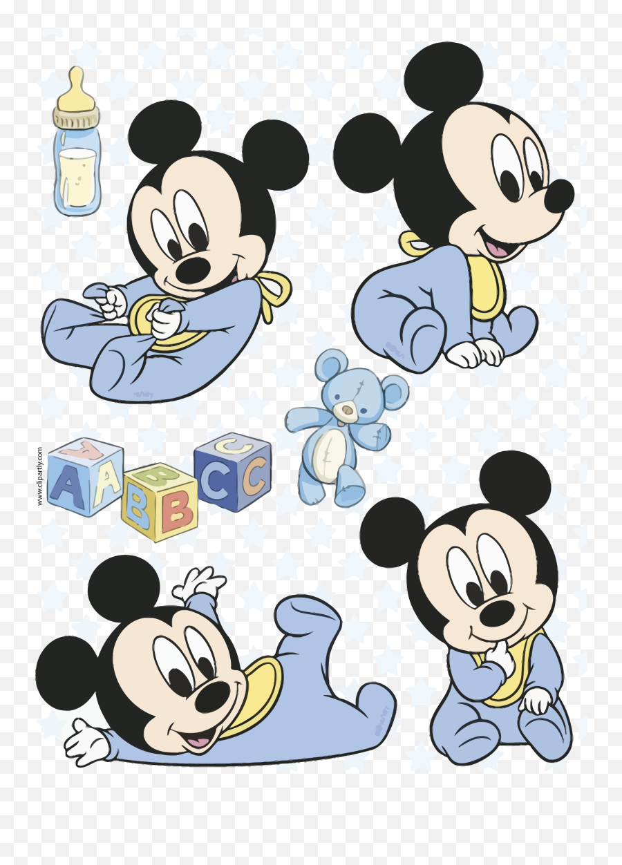 Fantastic Star Mickey Clipart Png - Mickey Mouse Bebe Png Emoji,Mickey Clipart