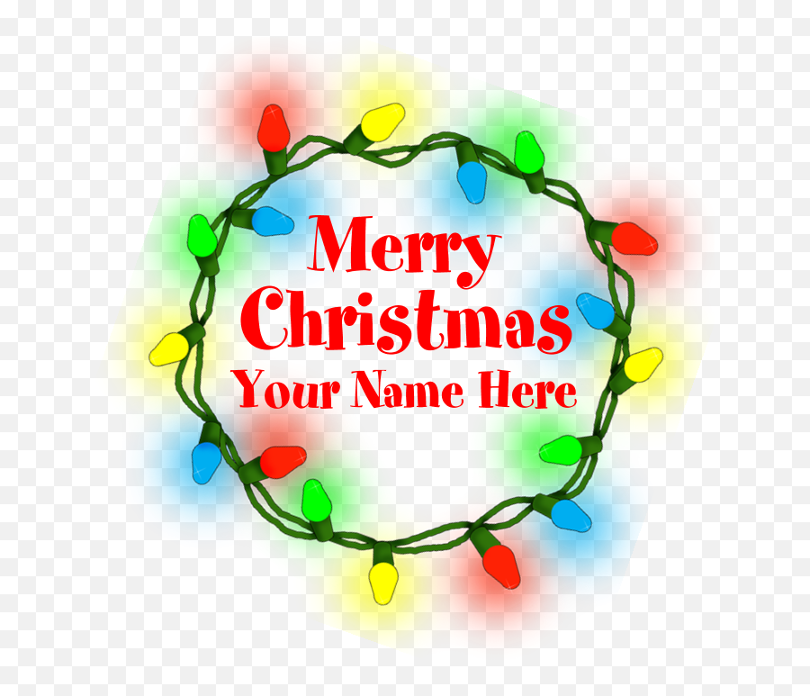 Christmas Lights Banner Clipart - Full Size Clipart Decorative Emoji,Christmas Banner Clipart