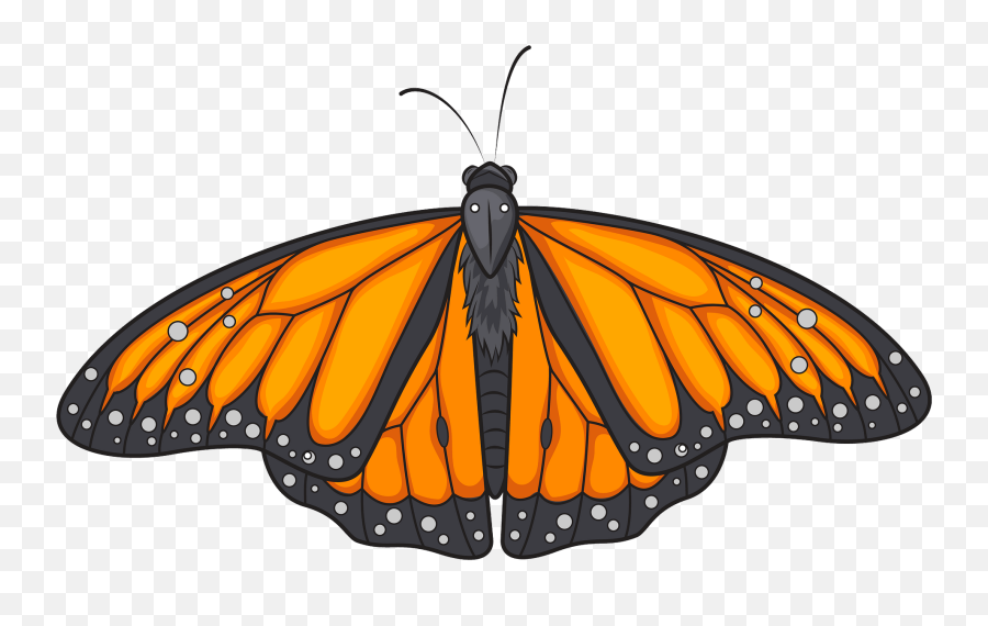 Monarch Butterfly Clipart Free Download Transparent Png - Monarch Clipart Emoji,Butterfly Clipart