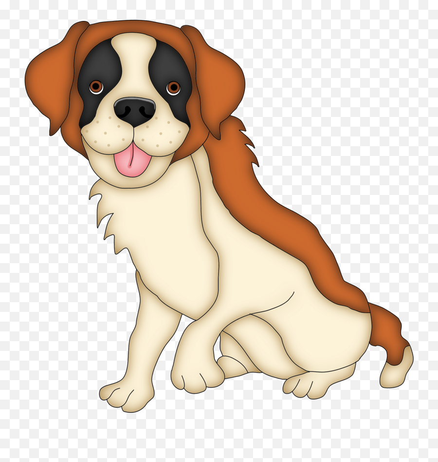 Dog Clipart Name Dog Name Transparent Free For Download On - Saint Bernard Clip Art Free Emoji,Dog Clipart
