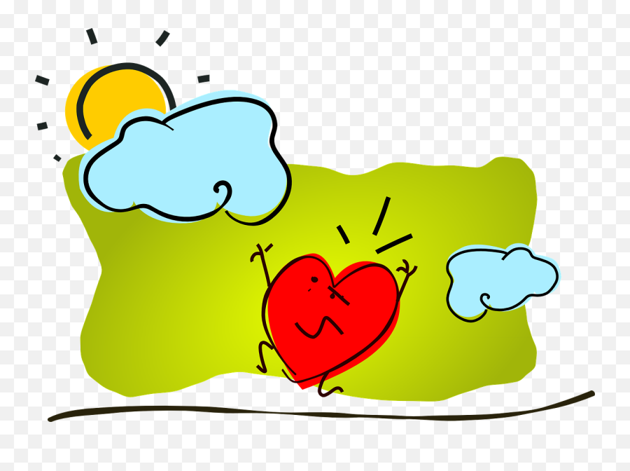 Heart Love Text Png Clipart - Love Sun Clipart Emoji,Anxiety Clipart