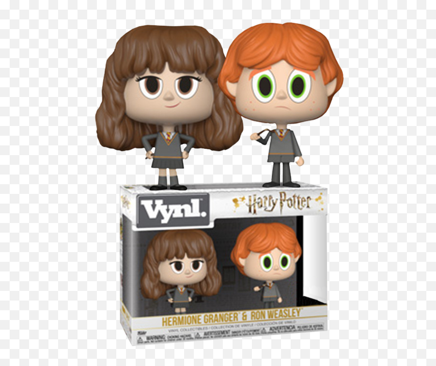 Harry Potter - Hermione And Ron With Broken Wand Vynl Vinyl Figure 2pack Vinyl Hermione And Ron Emoji,Harry Potter Wand Clipart