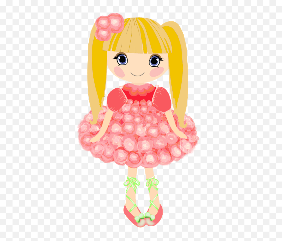 Bonecasosu0026 Meninasos Digital Clip Art Clip Art Art - Transparent Background Cute Little Girl Clipart Emoji,Memories Clipart