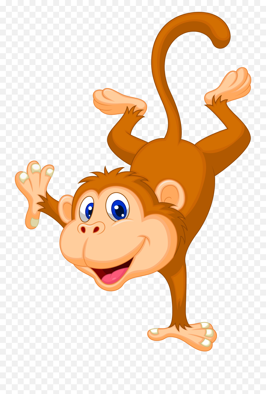 Transparent Background Monkey Clip Art - Transparent Background Monkey Png Cartoon Emoji,Monkey Transparent Background