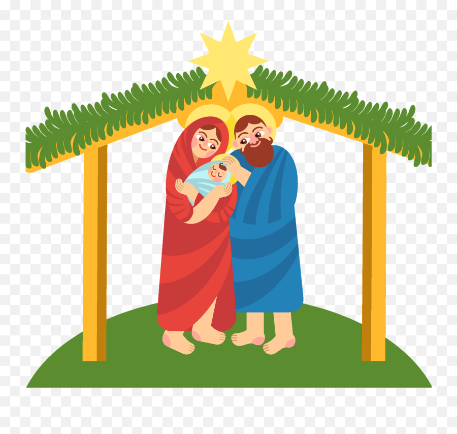 Christmas Nativity Clipart - Nativity Clipart Emoji,Nativity Clipart