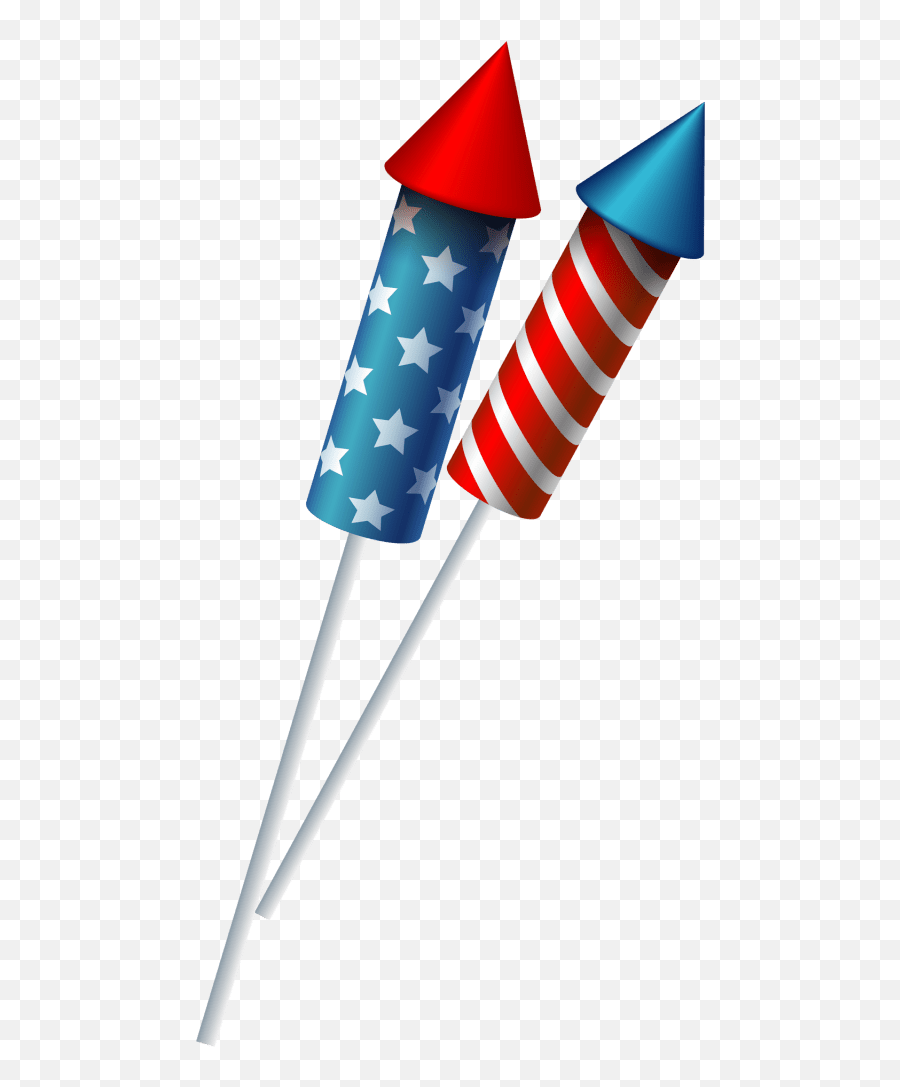 Fireworks Sparklers Clip Art - Transparent Firework Rocket Png Emoji,Firecracker Clipart