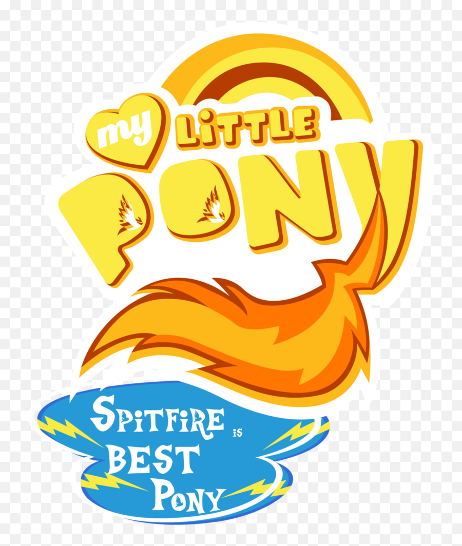 Download My Little Pony Logo - My Little Pony Spitfire Best My Little Pony Spitfire Logo Emoji,Spitfire Logo
