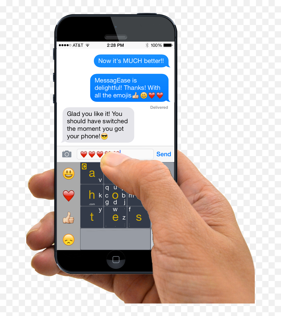 Hand Png Transparent - Phone In Hand Texting Emoji,Transparent Cell Phone