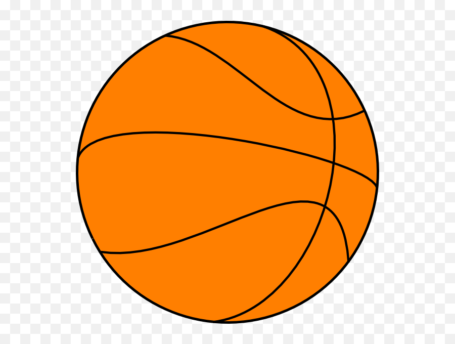 Basketball Clipart Design - Big Ball Clipart Emoji,Half Basketball Clipart