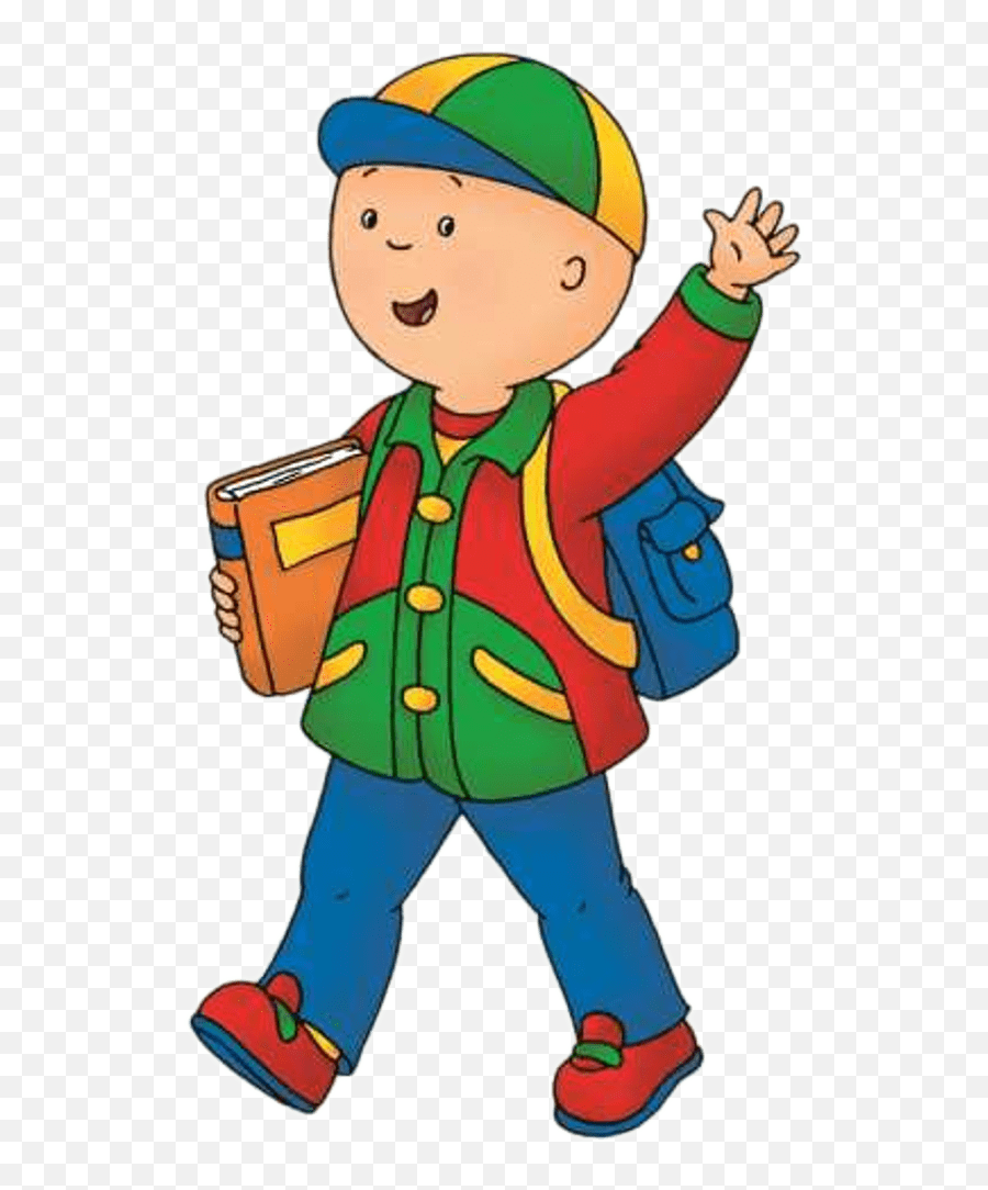 Caillou Fully Dressed Transparent Png - Go On Foot Cartoon Emoji,Caillou Png
