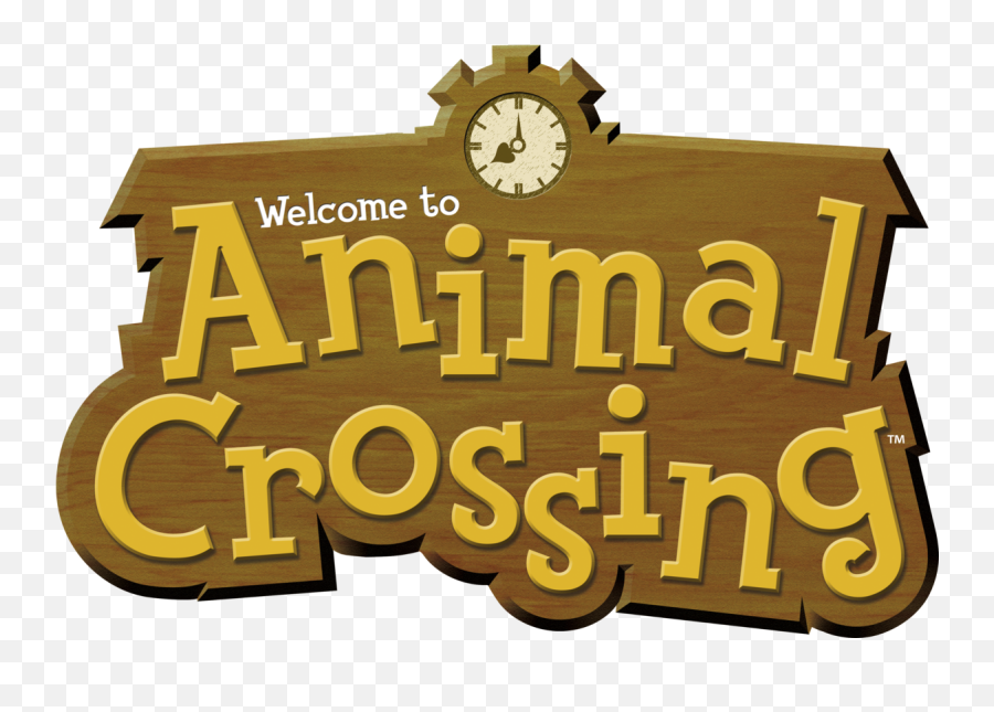 Animal Crossing - Animal Crossing Logo Png Emoji,Aesthetic Clock Logo