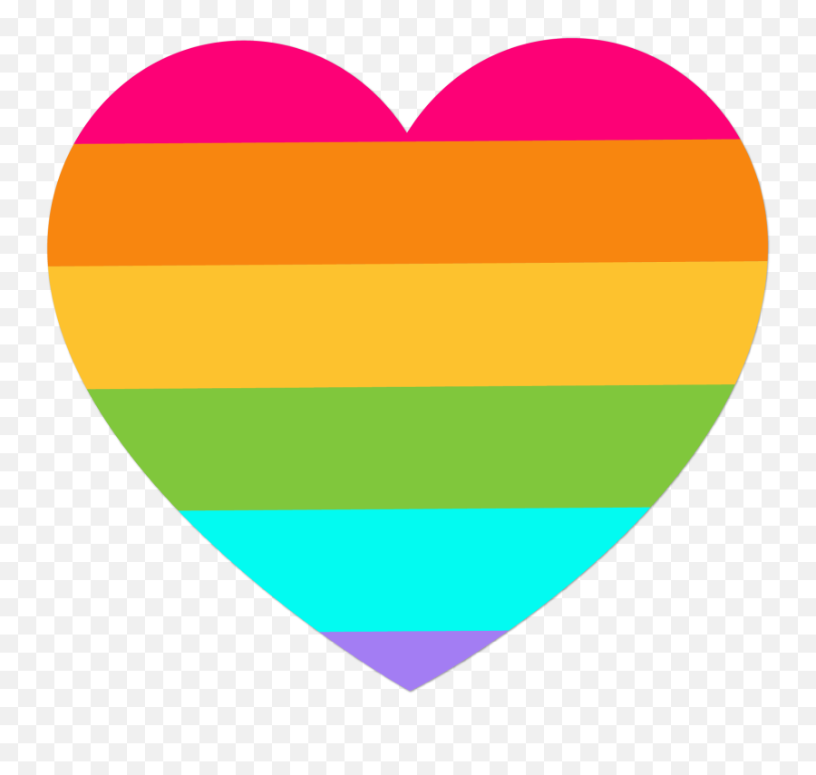 Rainbow Euclidean Vector Clip Art - Word Cloud Mask In Python Heart Emoji,Rainbow Heart Png