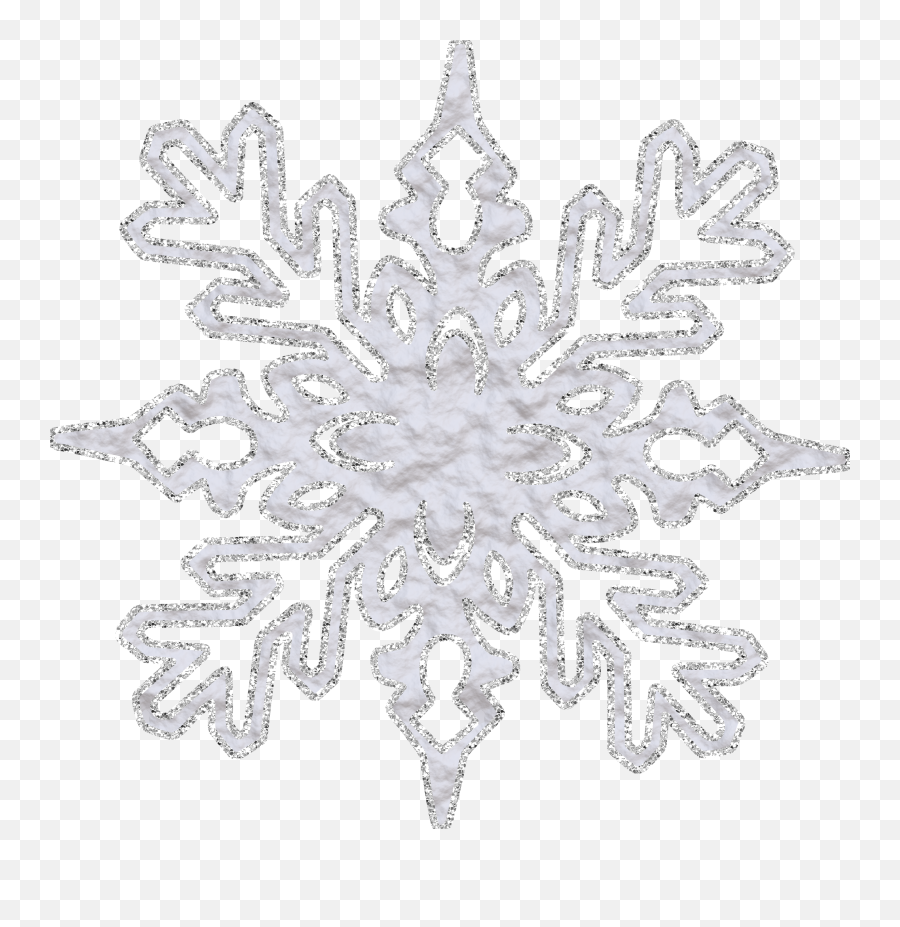 Download Snowflake Free Png Transparent - Glitter Snowflake Emoji,Snowflake Clipart