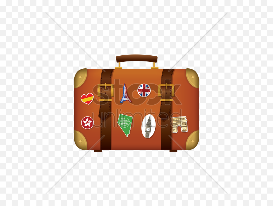 Travel Clipart Case - Travel Bag Icon Transparent Cartoon Travel Bag Icon Emoji,Travel Clipart