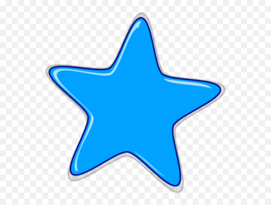 Blue Star - Vector Blue Star Png Emoji,Blue Stars Png